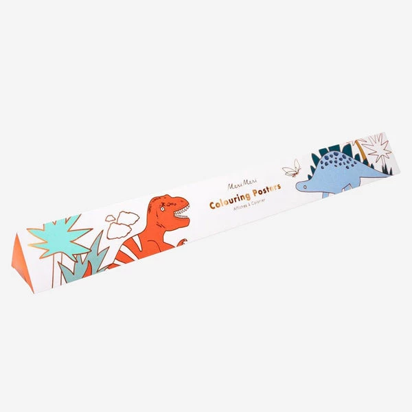 Meri Meri Dinosaur Kingdom Colouring Posters (set Of 2) 4 Meri Meri Dinosaur Kingdom Colouring Posters (set Of 2)