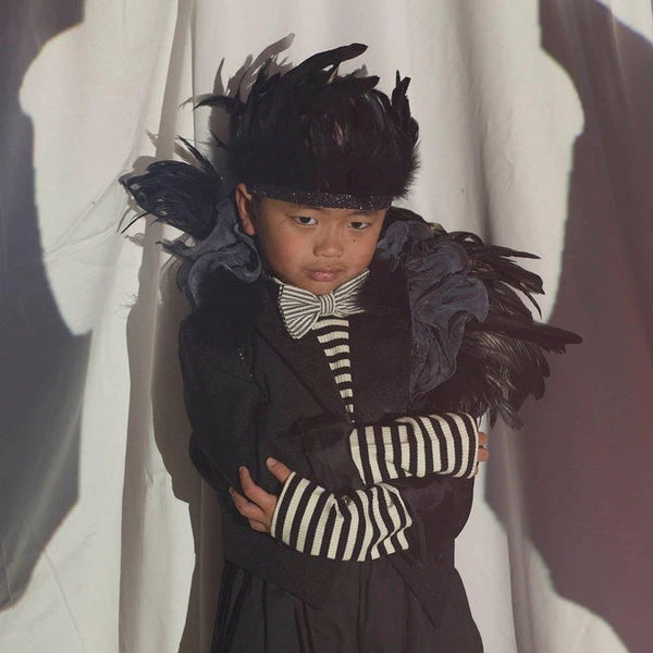 Meri Meri Black Feather Crown 6 Meri Meri Black Feather Crown