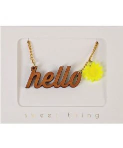 Meri Meri Hello Necklace