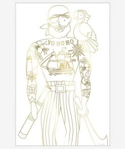 Meri Meri Pirate Colouring Posters (set Of 2)