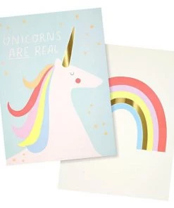 Meri Meri Rainbows & Unicorns Art Prints