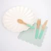 Meri Meri Mint Wooden Cutlery Set
