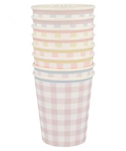 Meri Meri Gingham Cups