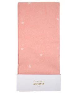 Meri Meri Pink Stars Tablecloth