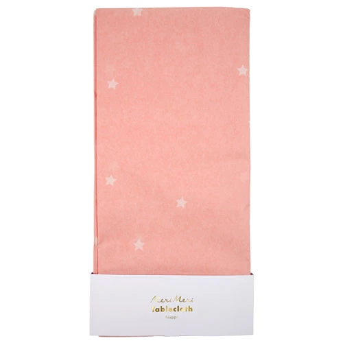 Meri Meri Pink Stars Tablecloth 3 Meri Meri Pink Stars Tablecloth