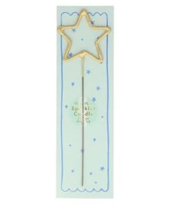 Meri Meri Gold Sparkler Star Candle