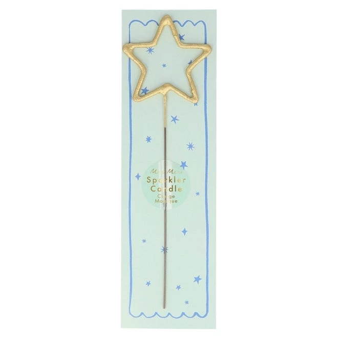 Meri Meri Gold Sparkler Star Candle 3 Meri Meri Gold Sparkler Star Candle