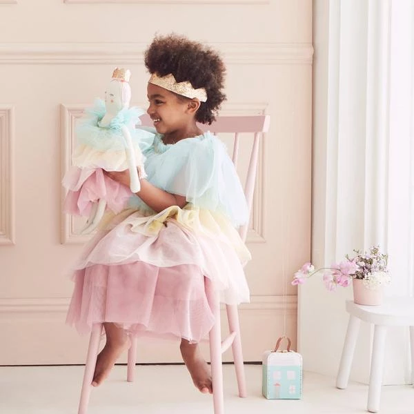 Meri Meri Rainbow Ruffle Gemma Princess Doll 4 Meri Meri Rainbow Ruffle Gemma Princess Doll