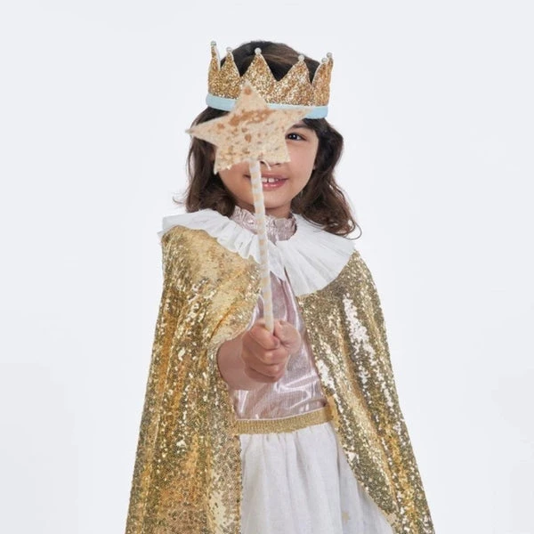 Meri Meri Gold Sparkle Cape Costume 7 Meri Meri Gold Sparkle Cape Costume