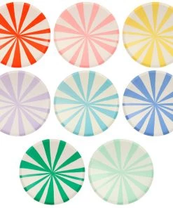 Meri Meri Mixed Stripe Dinner Plates L