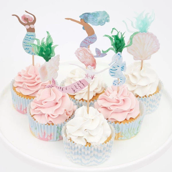 Meri Meri Mermaid Cupcake Kit 3 Meri Meri Mermaid Cupcake Kit