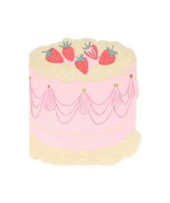 Meri Meri Pink Cake Napkins