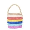 Meri Meri Raffia Fringe Woven Straw Bag