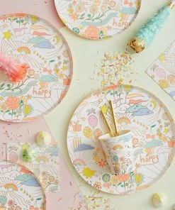 Meri Meri Happy Doodle Dinner Plates