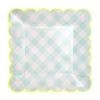 Meri Meri Blue Gingham Large Plates