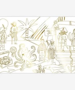 Meri Meri Pirate Colouring Posters (set Of 2)