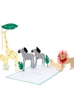 Meri Meri Safari Baby Concertina Card