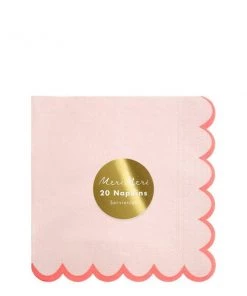 Meri Meri Pastel Neon Edge Large Napkins