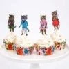 Meri Meri Nathalie Lete Flora Cat Cupcake Kit Set Of 24 Toppers 2 Meri Meri Nathalie Lete Flora Cat Cupcake Kit Set Of 24 Toppers