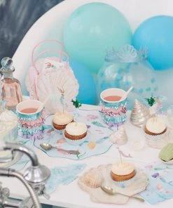 Meri Meri Mermaids Swimming Plates Set Of 8 7 Meri Meri Mermaids Swimming Plates Set Of 8