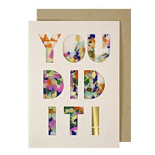 Meri Meri You Did It Card