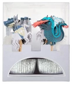 Meri Meri Dragon Knights Cupcake Set