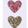 Meri Meri Glitter Heart Iron On Patches