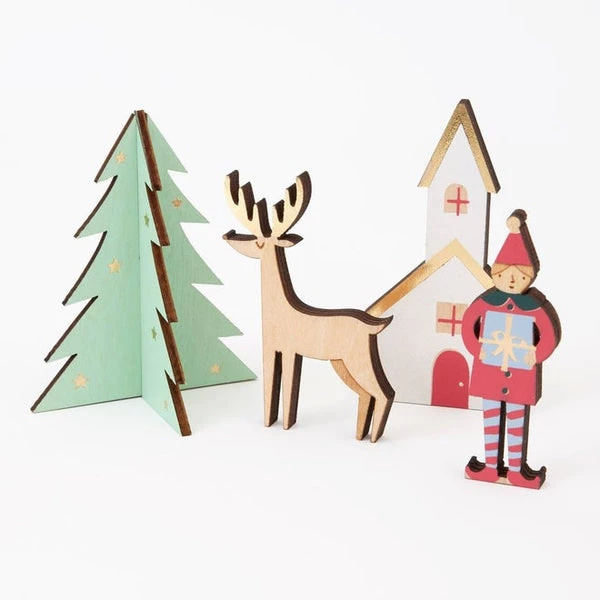 Meri Meri Festive Village Wooden Advent Calendar 3 Meri Meri Festive Village Wooden Advent Calendar