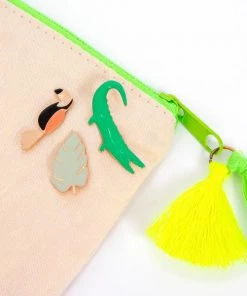 Meri Meri Jungle Enamel Pin Badges (set Of 3)