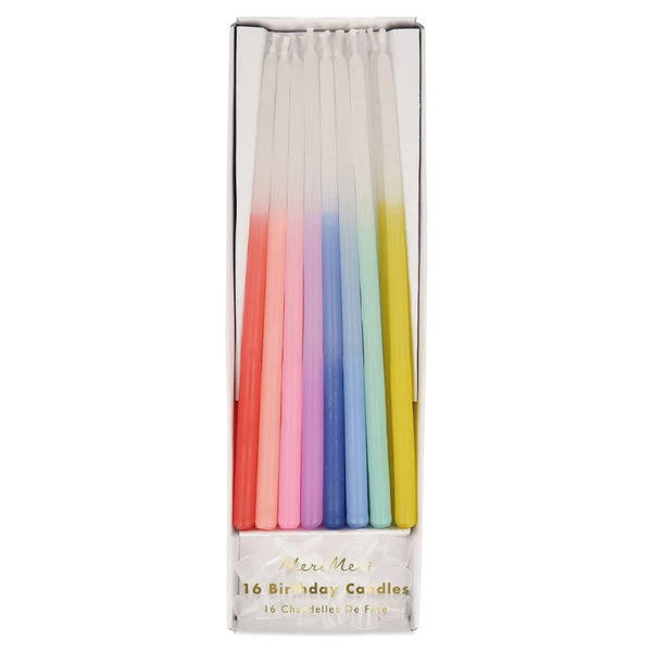 Meri Meri Rainbow Dipped Tapered Candles 3 Meri Meri Rainbow Dipped Tapered Candles