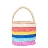 Meri Meri Raffia Fringed Woven Straw Bag