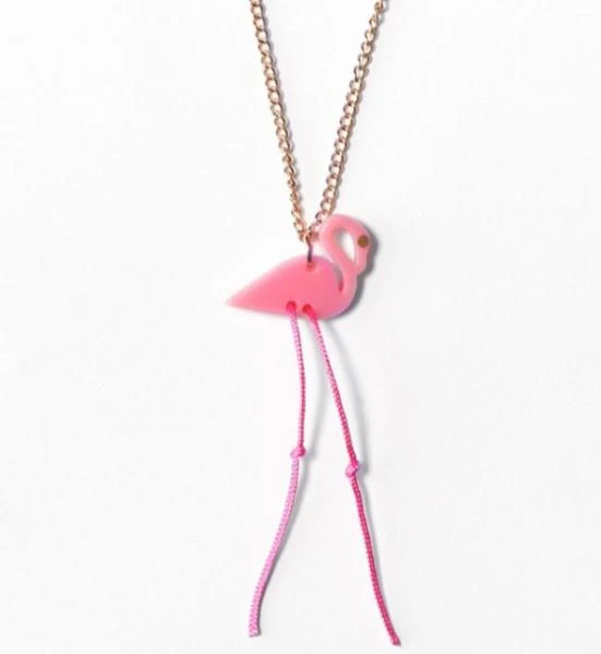 Meri Meri Flamingo Necklace 3 Meri Meri Flamingo Necklace