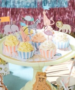 Meri Meri Safari Animals Cupcake Kit 12 Meri Meri Safari Animals Cupcake Kit