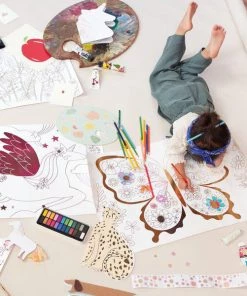 Meri Meri Jungle Colouring Posters (set Of 2)