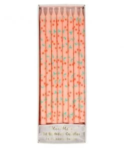 Meri Meri Peach With Cherries Candles
