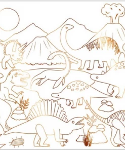 Meri Meri Dinosaur Kingdom Colouring Posters