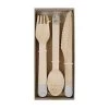 Meri Meri Silver Wooden Cutlery