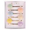 Meri Meri Enamel Shell Hair Slides 1 Meri Meri Enamel Shell Hair Slides