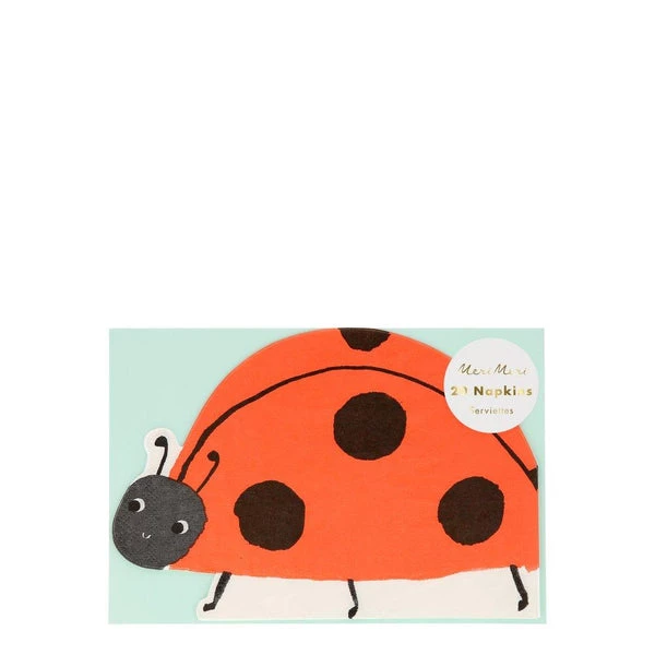 Meri Meri Ladybird Napkins 4 Meri Meri Ladybird Napkins