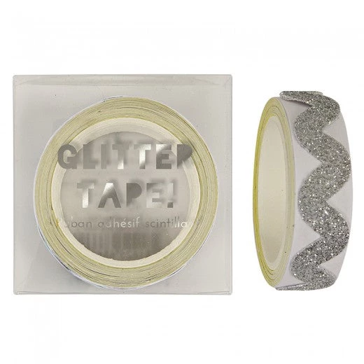 Meri Meri Silver Glitter Tape 3 Meri Meri Silver Glitter Tape