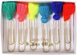 Meri Meri Colorful Tassel Paper Clips