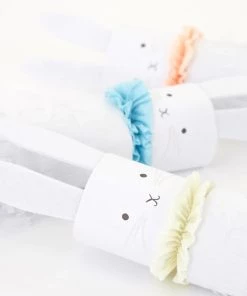 Meri Meri Fringed Bunny Crackers 8 Meri Meri Fringed Bunny Crackers