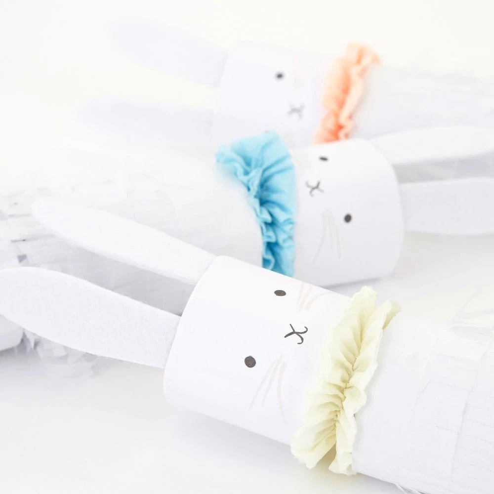 Meri Meri Fringed Bunny Crackers 5 Meri Meri Fringed Bunny Crackers