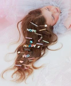 Meri Meri Fun Time Hair Slides (set Of 6)