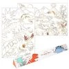 Meri Meri Dinosaur Kingdom Colouring Posters Set Of 2