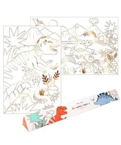 Meri Meri Dinosaur Kingdom Colouring Posters Set Of 2