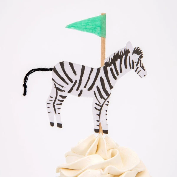 Meri Meri Safari Animals Cupcake Kit 4 Meri Meri Safari Animals Cupcake Kit