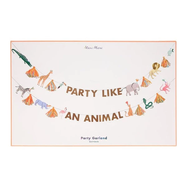 Meri Meri Safari Animals Large Garland 3 Meri Meri Safari Animals Large Garland