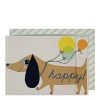 Meri Meri Sausage Dog Concertina Card 1 Meri Meri Sausage Dog Concertina Card