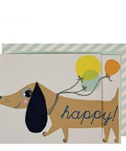 Meri Meri Sausage Dog Concertina Card